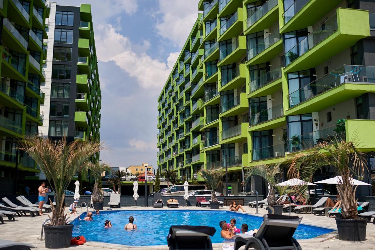 Fancy Apartment In Spa N Pool Beach Resort Mamaia Bagian luar foto